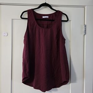 Women's Burgundy Tank Top